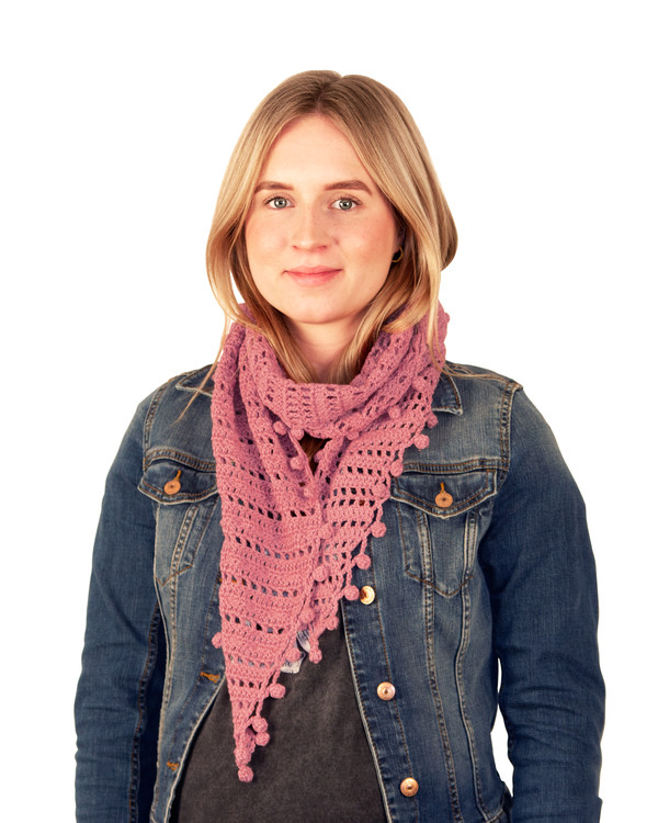 Garnpakke Skjerf Tilda Rosa