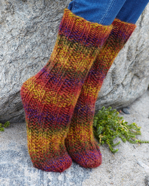 Garnpaket Sockor Gloria Höstnyanser