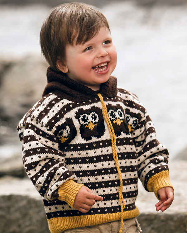 Sweater med hætte
