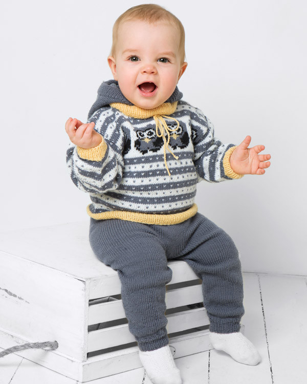 Sweater med ugler