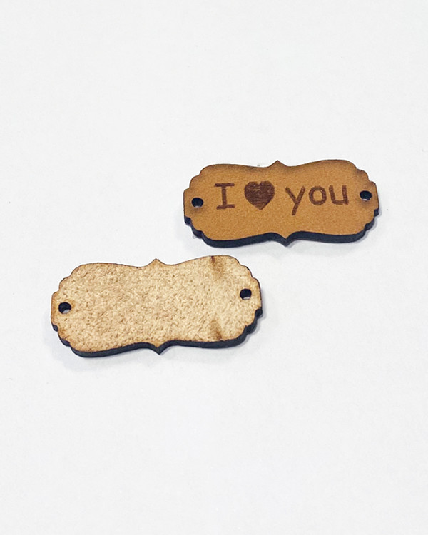 Lädertags I love You