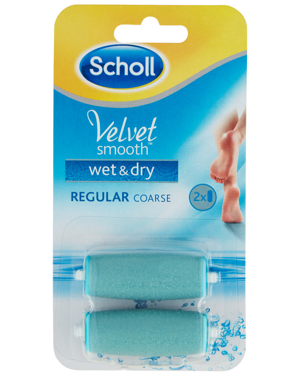 Scholl Wet & Dry -vaihtorullat, 2/pak.