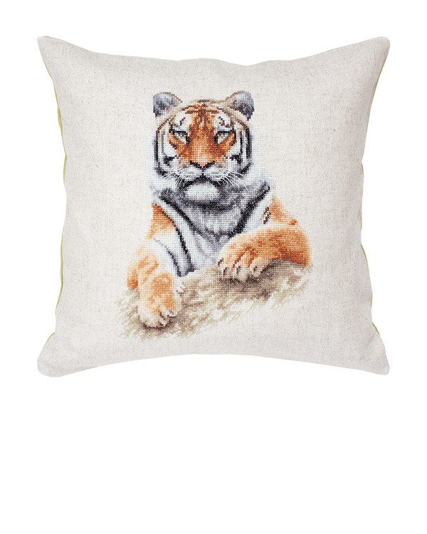 Broderikit Kudde Tiger