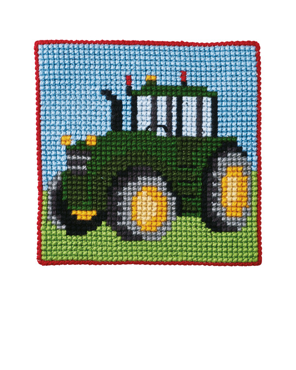 Strameibilde Traktor