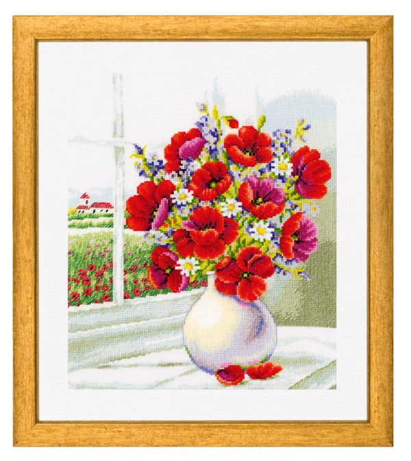 Bild Mohnblumenstrauß