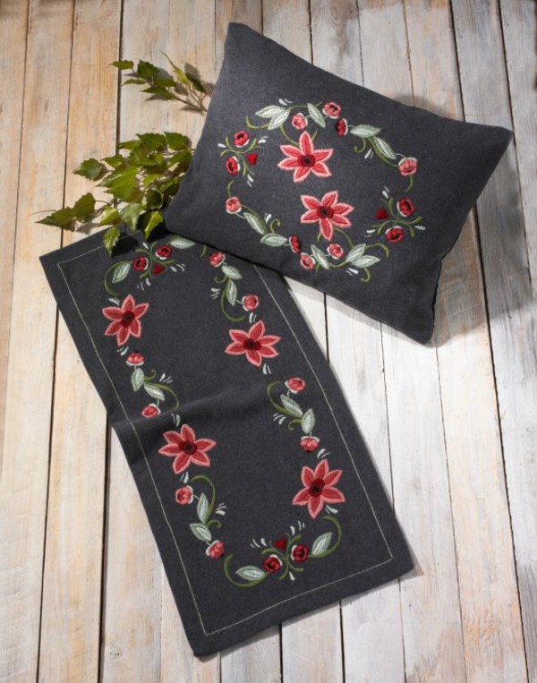 Løper Rosa blomster