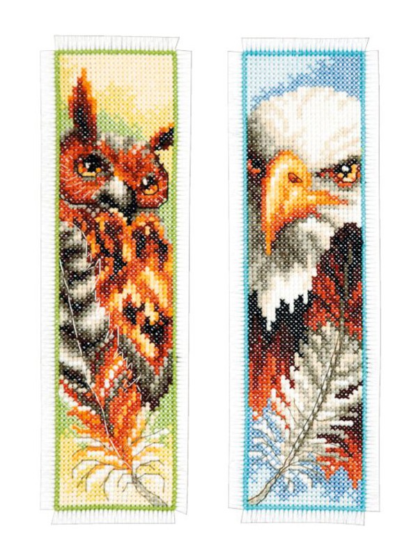 Lesezeichen Eule und Adler 2-er Pack