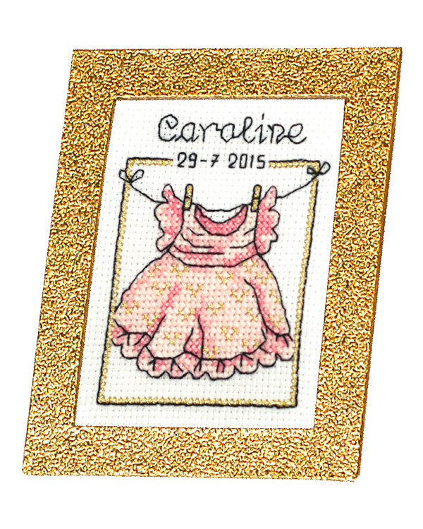 Broderikit Broderi Klänning