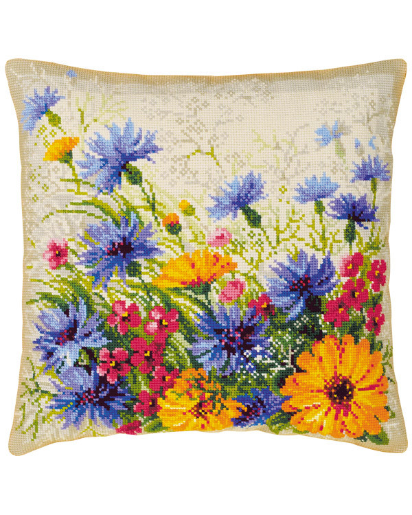 Pudeforstykke Farvestrålende blomster