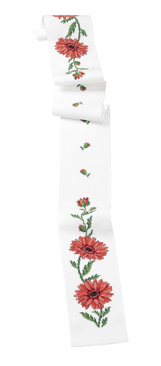 Festløper Rosa blomster
