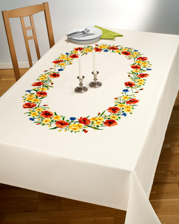 Middagsduk Sommerblomster