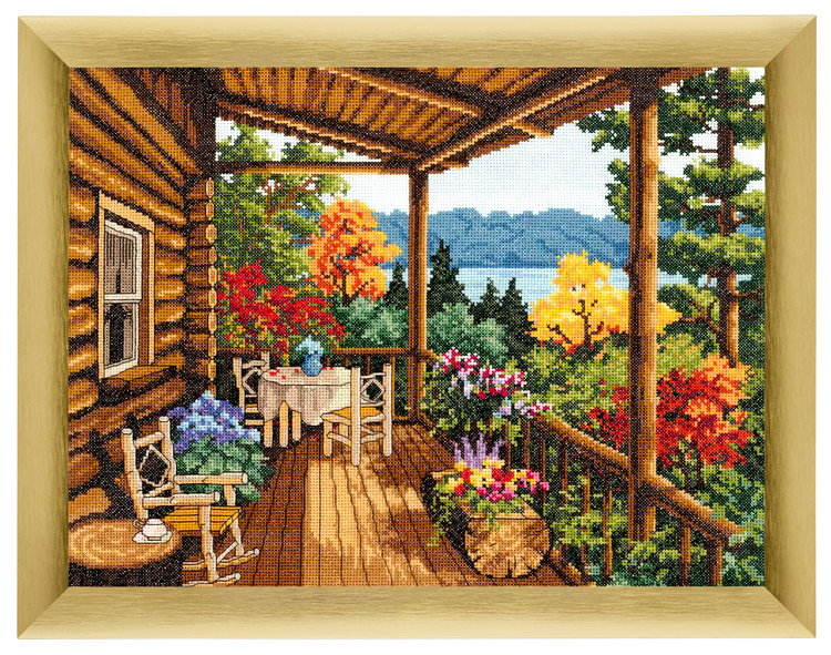 Broderikit Tavla Skogsvy