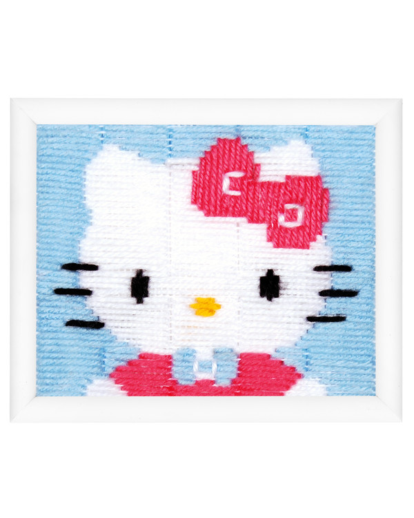 Pitkäpistotyö Hello Kitty