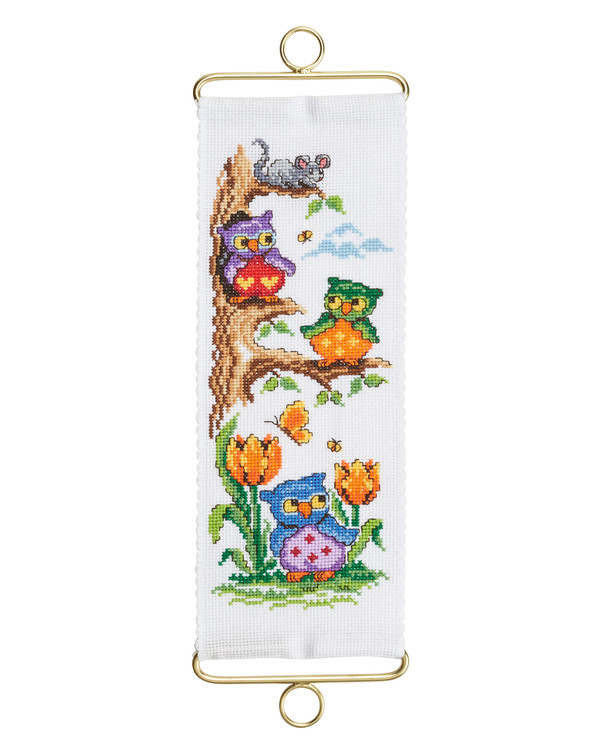 Broderikit Minivepa Ugglor