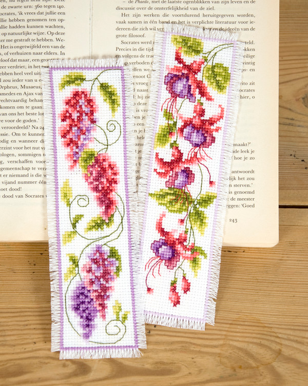 Bokmerker Blomster 2-pk
