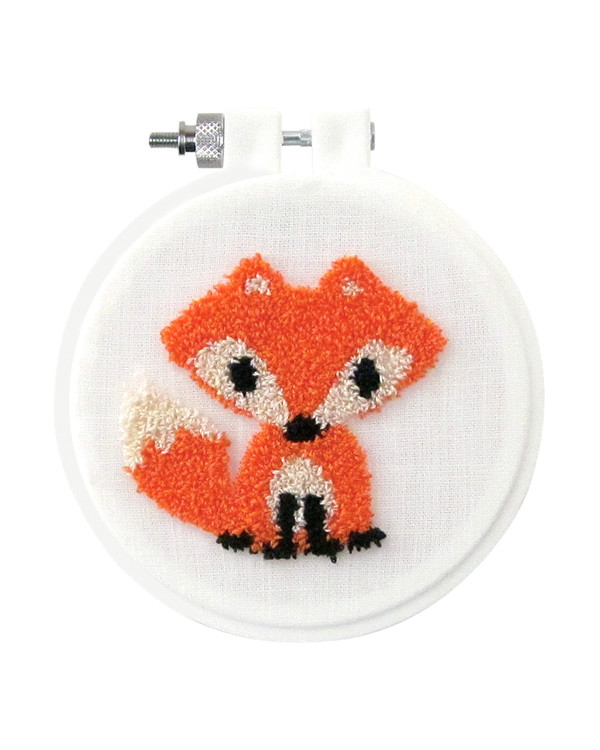 Punch needle kit Räv
