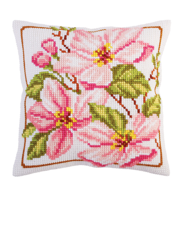 Broderikit Kudde Magnolia