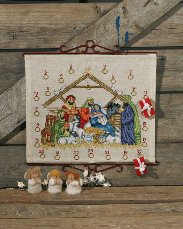 Broderipakke Kalender Jesusbarnet