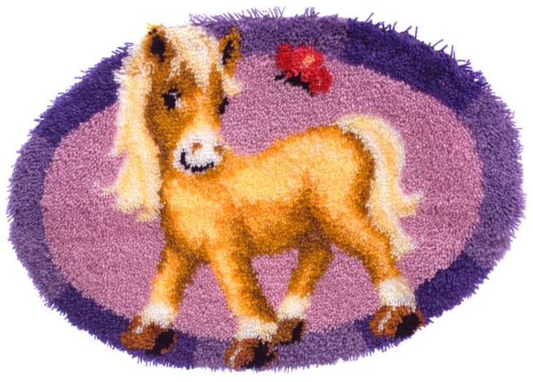 Knüpfmatte Mein Pony