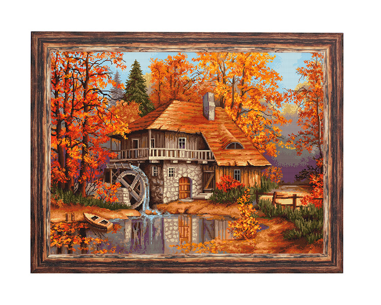 Bild Herbsttag bei der Wassermühle