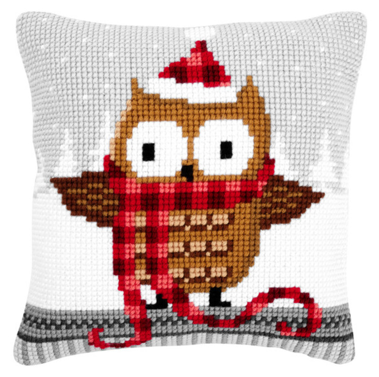 Kissen Weihnachtseule