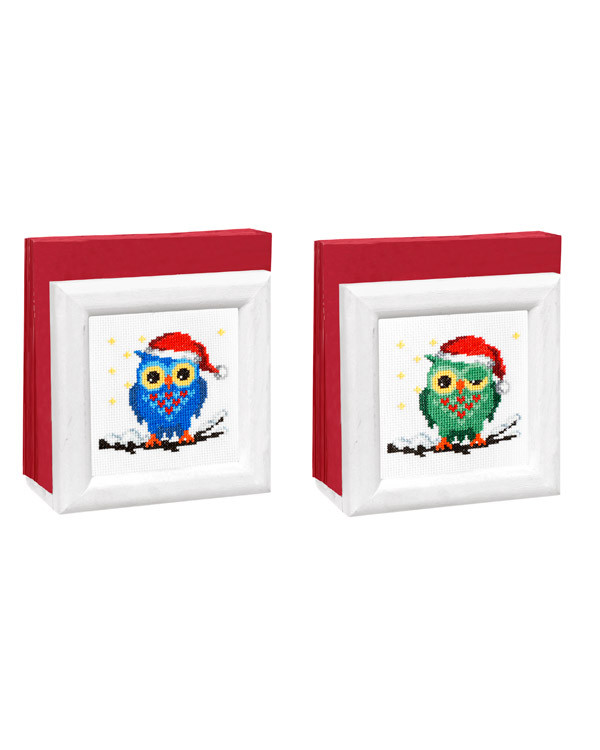 Broderi Juleugler 2-pk til serviettholder