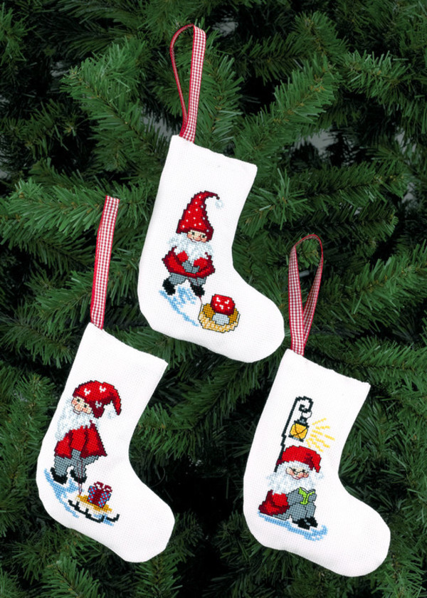 Julestrømper Nissejobb 3-pk