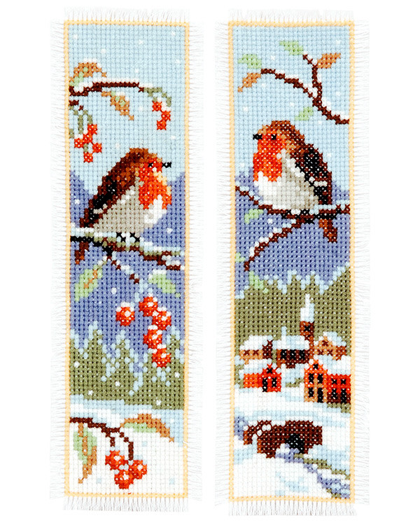 Bokmärken Rödhake 2-pack