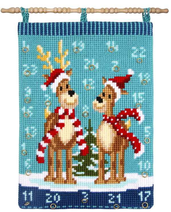 Kalender Julekledde reinsdyr