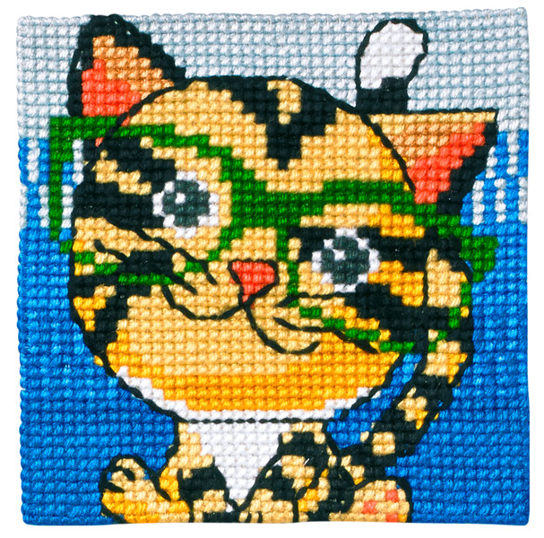 Broderikit Stramaljtavla Tiger