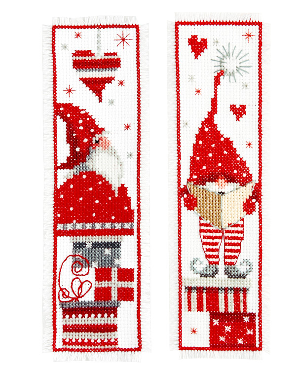 Bokmärken Jultomtar 2-pack