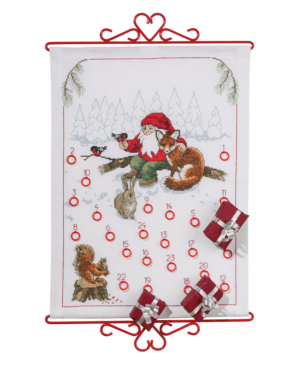 Kalender Nisse med dyr