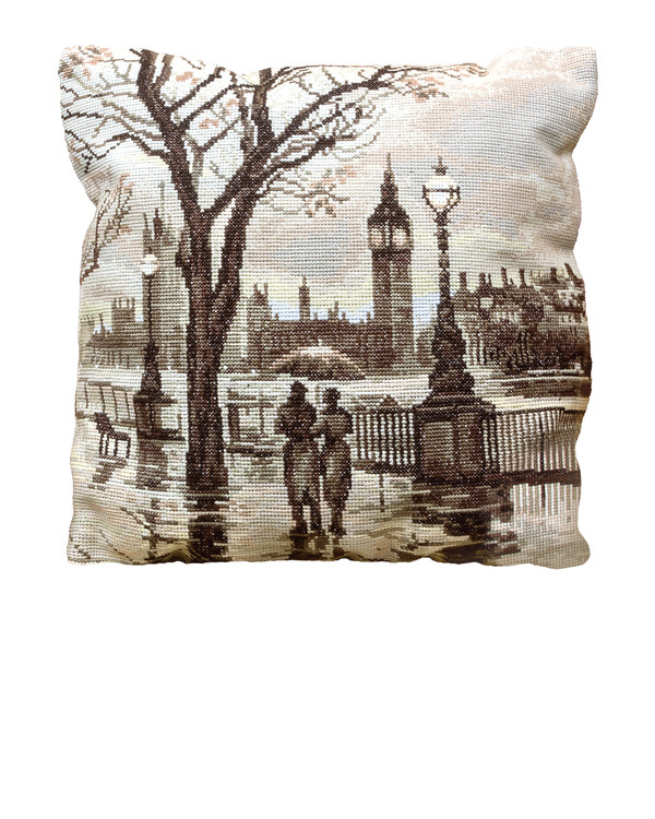 Broderikit Kudde London
