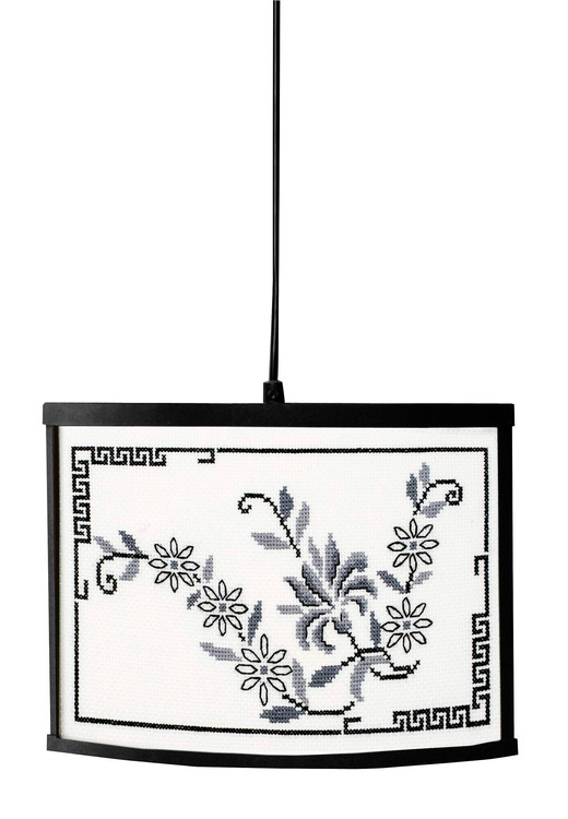 Fönsterlampa med plastskivor