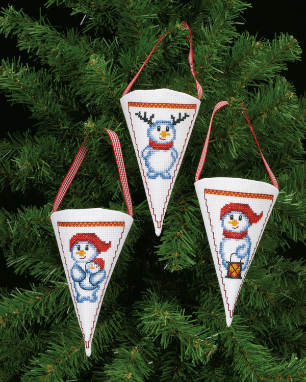 Tütchen Schneemänner 3-er Pack
