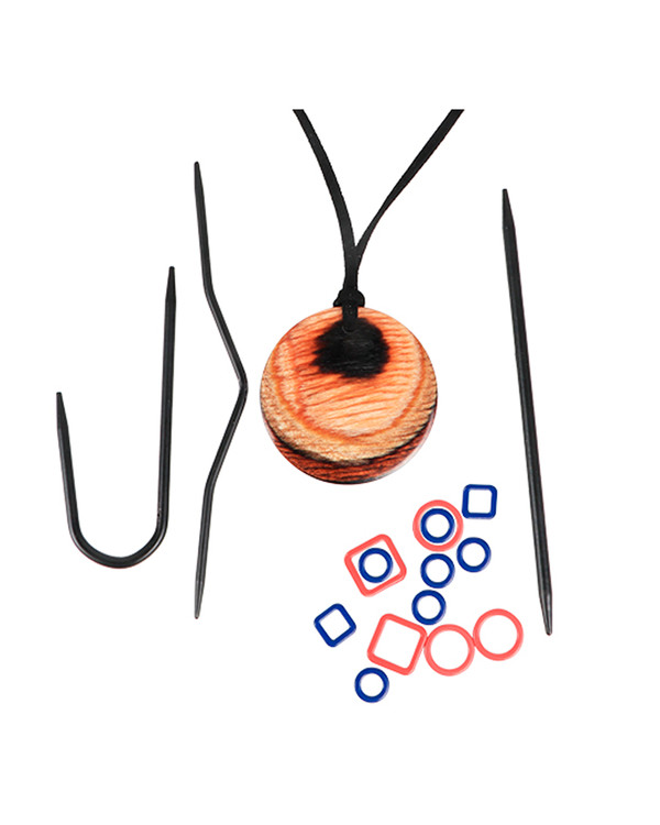 Magnet halsband set natur