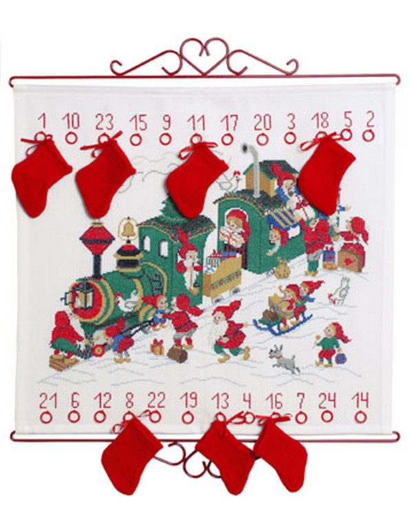 Broderipakke Kalender Julegavetoget