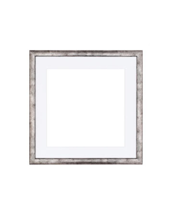 Ram silvergrå 30x30 cm med pp