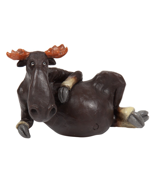Älg liggande