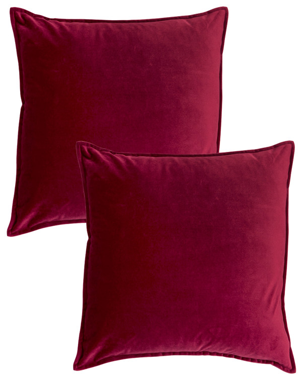 Kuddfodral Sammet 2-pack