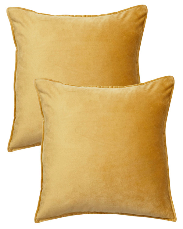 Kuddfodral Sammet 2-pack