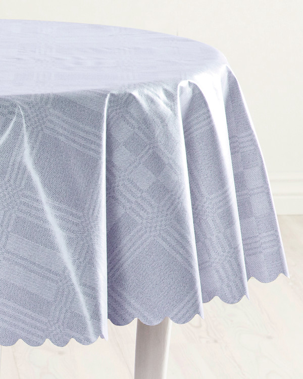 Voksduk rund Damask